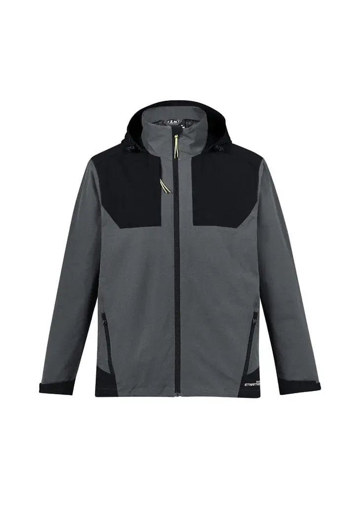 Unisex Streetworx Stretch Waterproof Jacket ZJ310 Work Wear Syzmik Charcoal/Black XS