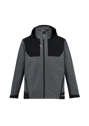Unisex Streetworx Stretch Waterproof Jacket ZJ310 Work Wear Syzmik Charcoal/Black XS