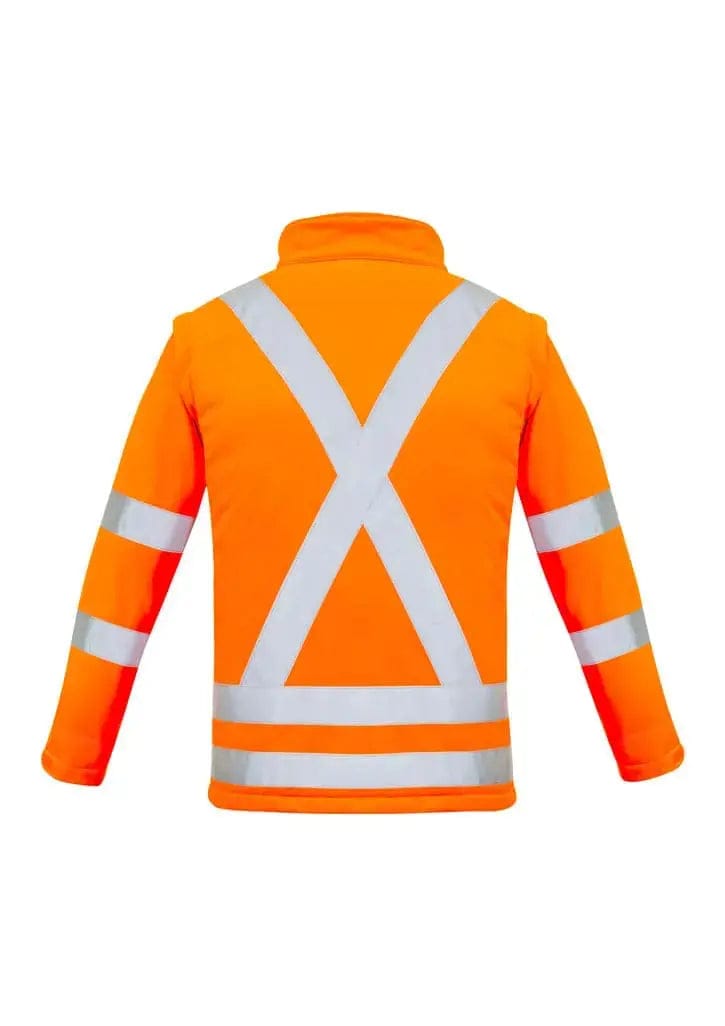 Syzmik Workwear Women's Hi Vis Rail X Back Softshell Jacket ZJ770