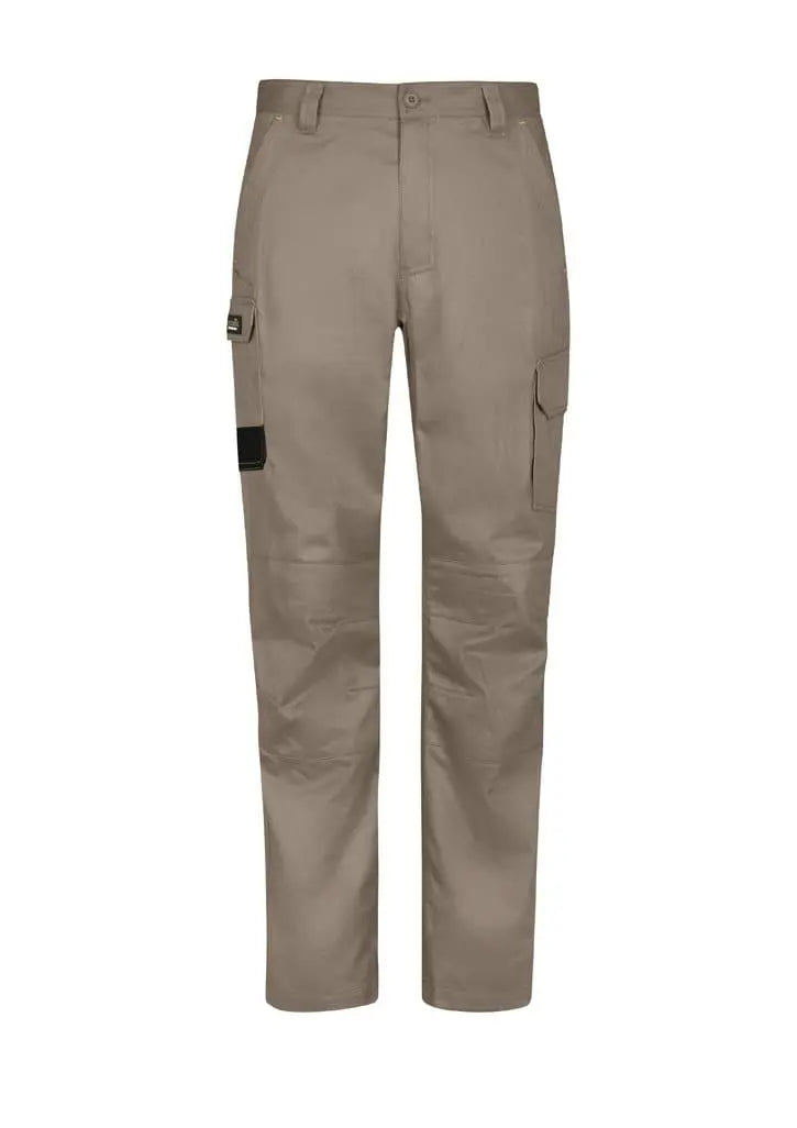 Mens Summer Cargo Pant (Regular) ZP145R Work Wear Syzmik Khaki 72R