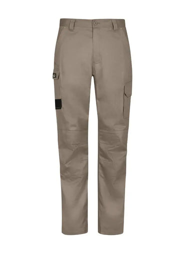 Mens Summer Cargo Pant (Stout) ZP145S Work Wear Syzmik Khaki 87S