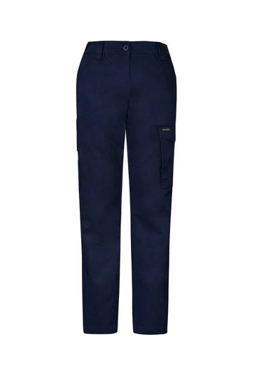 SYZMIK Women’s Essential Cargo Pants ZP730 Work Wear Syzmik Navy 4