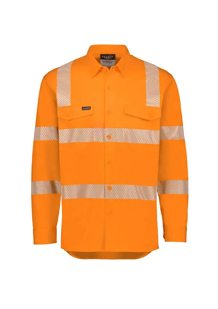 SYZMIK Men's VIC rail Segmented Tape Shirt ZW682 Syzmik