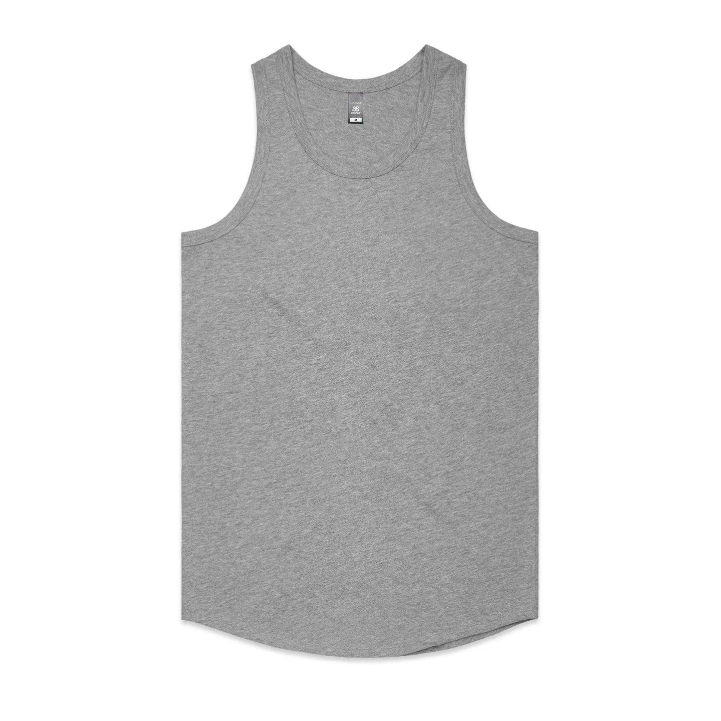 As Colour Men's authentic singlet 5004 Casual Wear As Colour GREY MARLE SML