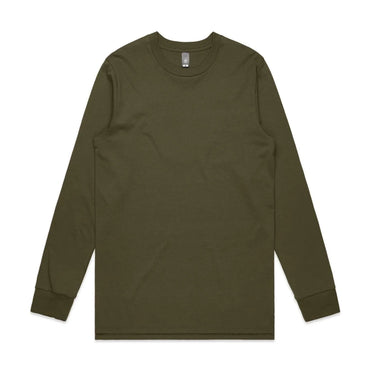 As Colour Men's base L/S tee 5029 Casual Wear As Colour ARMY SML