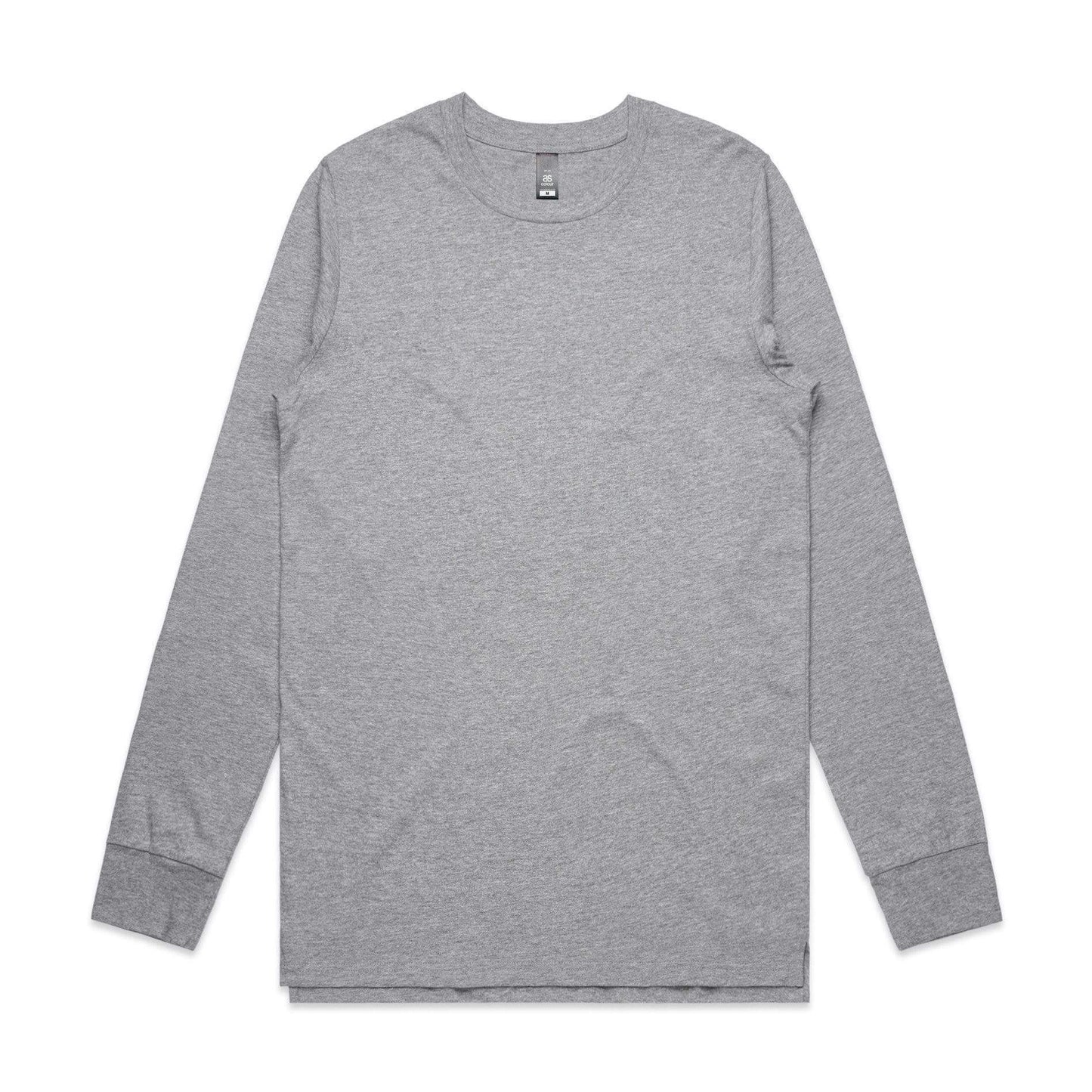 As Colour Men's base L/S tee 5029 Casual Wear As Colour GREY MARLE SML