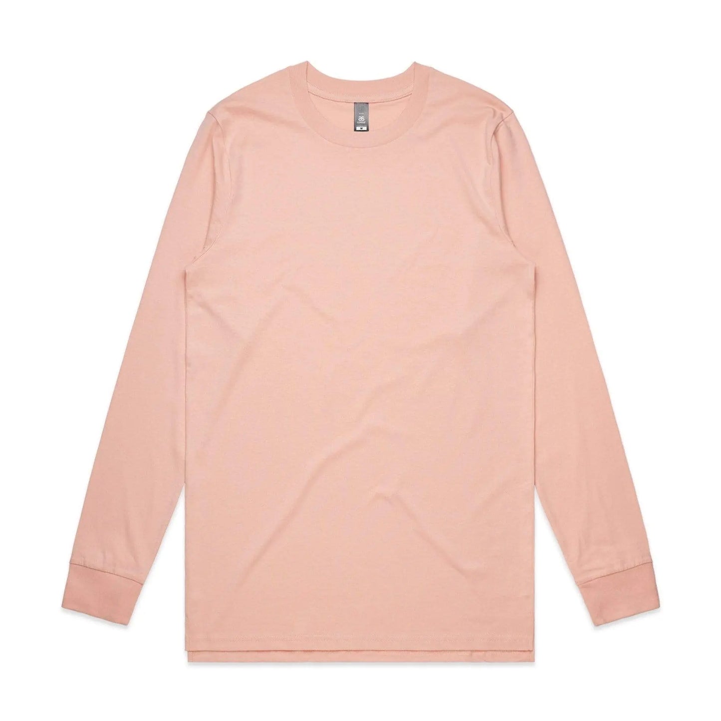 As Colour Men's base L/S tee 5029 Casual Wear As Colour PALE PINK SML