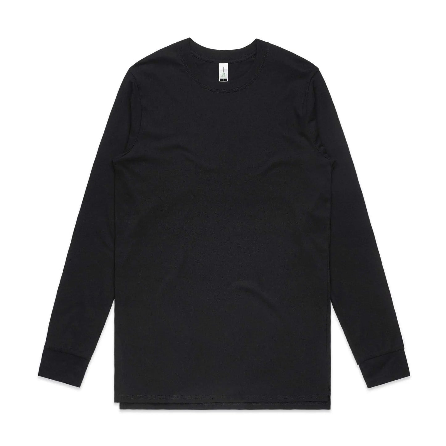 As Colour Men's base organic L/S tee 5029G Casual Wear As Colour BLACK XSM
