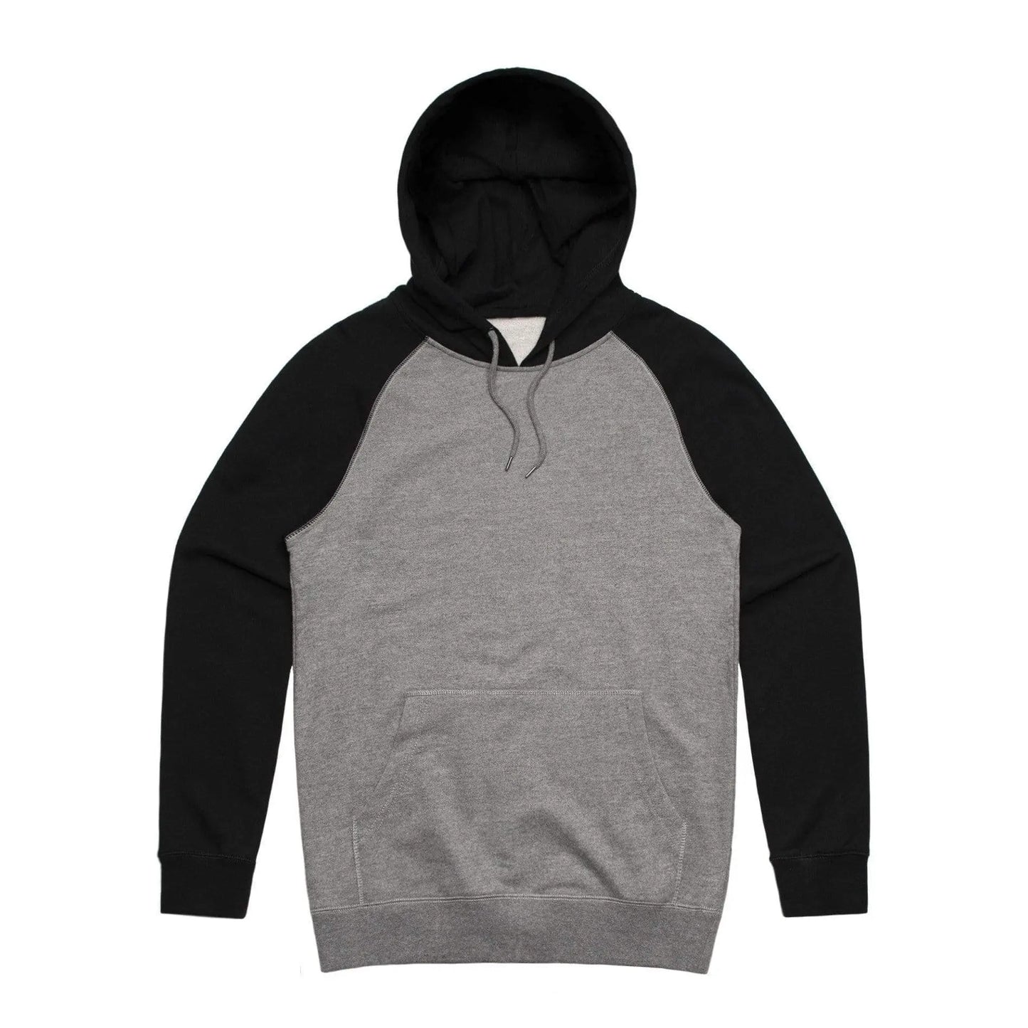 As Colour Men's case hoodie 5205 Casual Wear As Colour STEEL MARLE/BLACK XSM