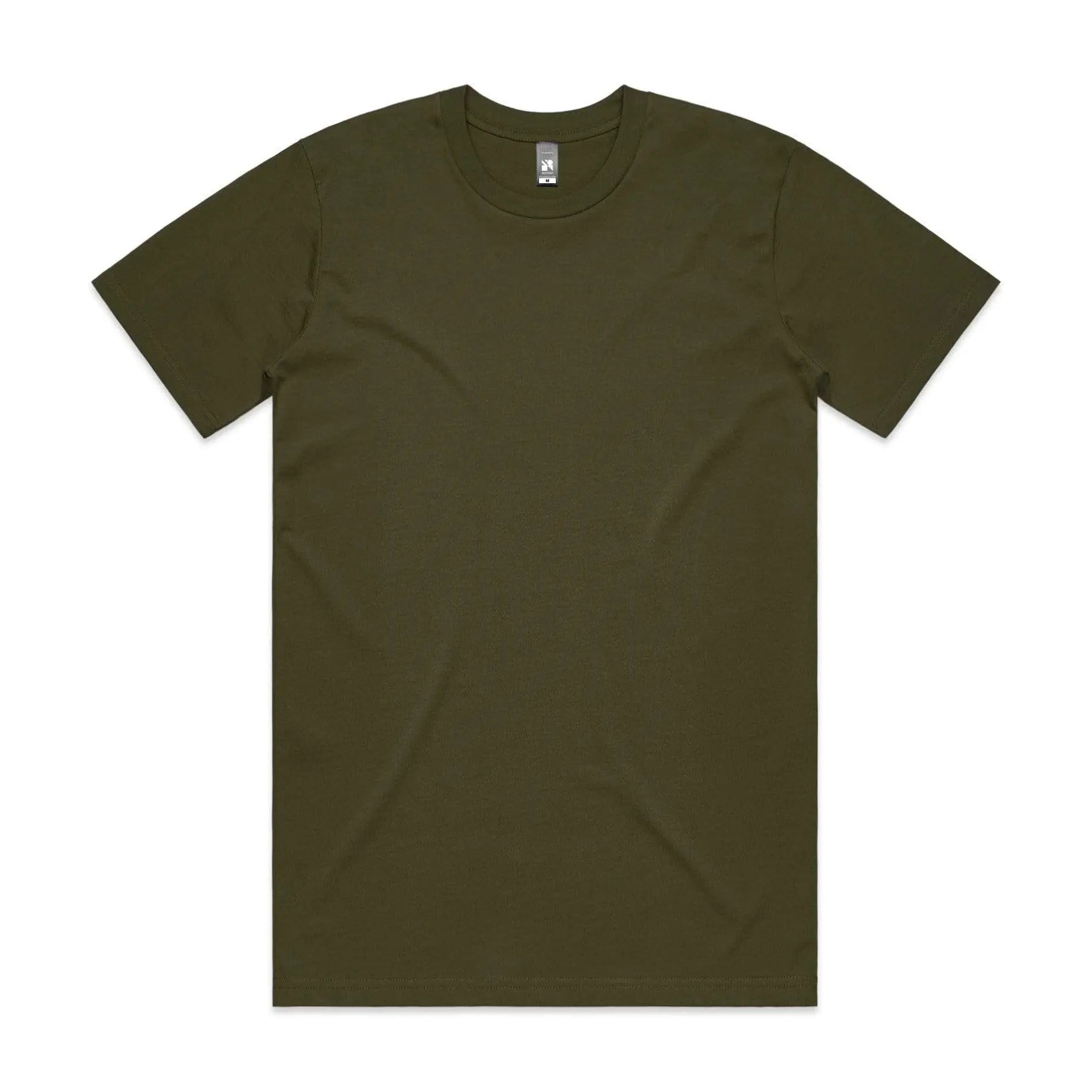 As Colour Men's classic tee 5026 Casual Wear As Colour ARMY SML