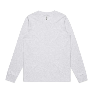 As Colour Women's dice L/S tee 4056 Casual Wear As Colour ASH HEATHER XSM