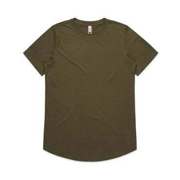 As Colour Women's drop tee 4052 Casual Wear As Colour ARMY XSM