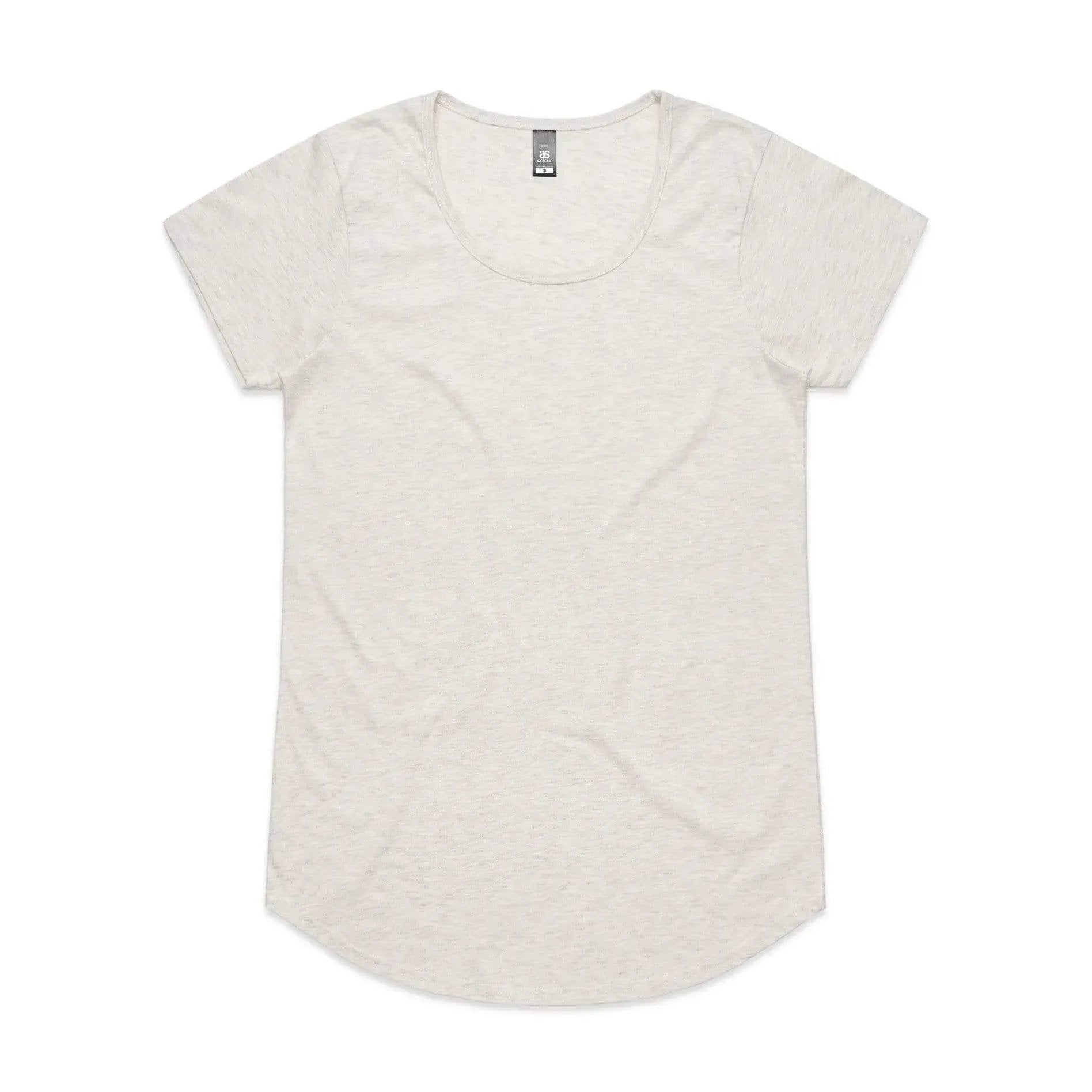 As Colour Women's mali tee 4008 Casual Wear As Colour OATMEAL MARLE XSM