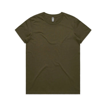 As Colour Women's maple tee 4001 Casual Wear As Colour ARMY XSM