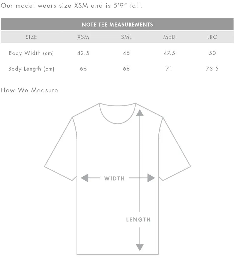 As Colour Women's note tee 4019 Casual Wear As Colour