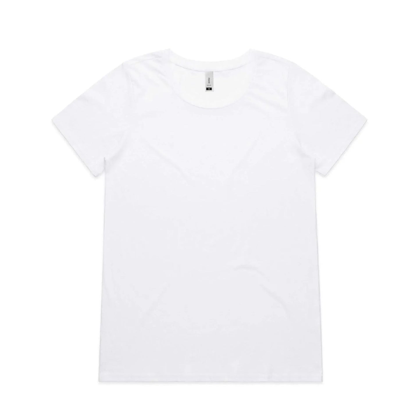 As Colour Women's shallow scoop tee 4011 Casual Wear As Colour WHITE XSM