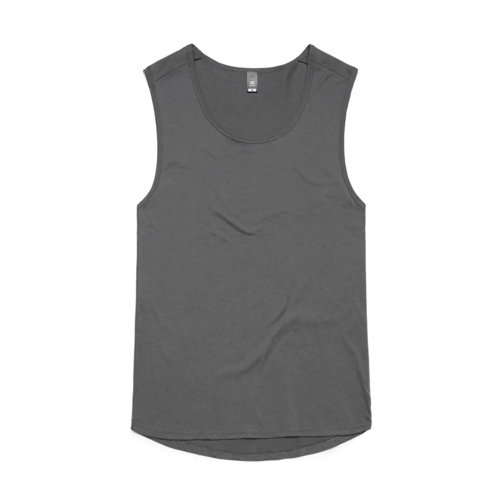 As Colour Women's tank tee 4018 Casual Wear As Colour CHARCOAL XSM