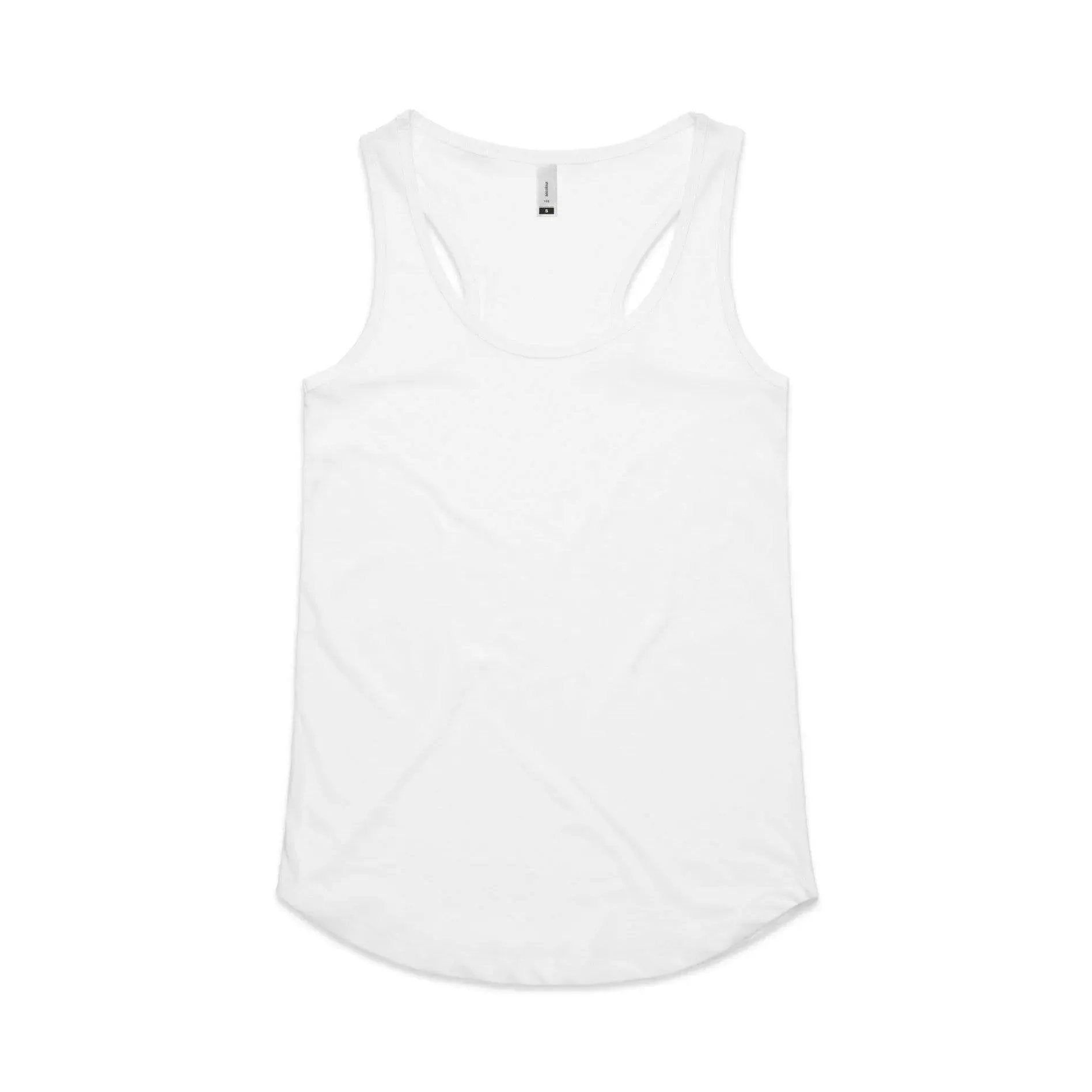 As Colour Women's yes racerback singlet 4045 Casual Wear As Colour WHITE XSM