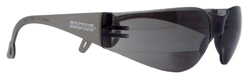 Magnum Safety Glasses - Bifocal Smoke Lens (+1.50) 068+1.50SD