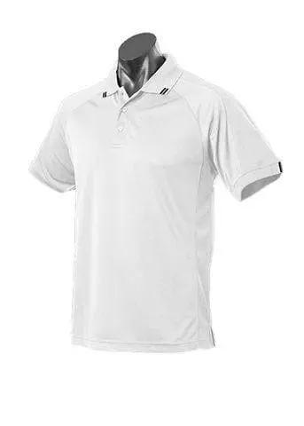 Aussie Pacific Flinders Men's Polo Shirt 1308 Casual Wear Aussie Pacific White/Navy S