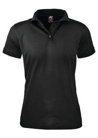 Aussie Pacific Ladies Lachlan Polo Shirt 2314 Casual Wear Aussie Pacific Black 6