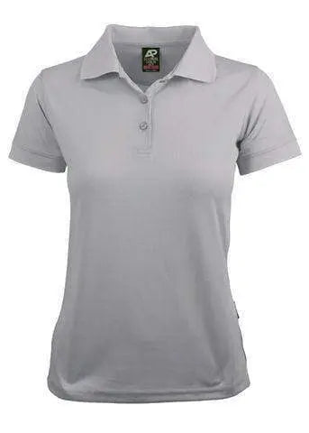 Aussie Pacific Ladies Lachlan Polo Shirt 2314 Casual Wear Aussie Pacific Silver 6