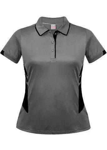 Aussie Pacific Ladies Tasman Polo Shirt 2311 Casual Wear Aussie Pacific Ashe/Black 6