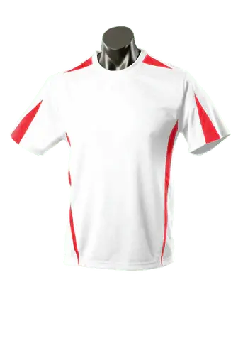 Aussie Pacific Men's Eureka Tees 1204 Casual Wear Aussie Pacific White/Red S