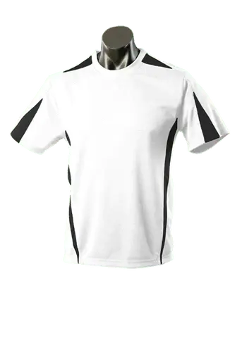 Aussie Pacific Men's Eureka Tees 1204 Casual Wear Aussie Pacific White/Black S