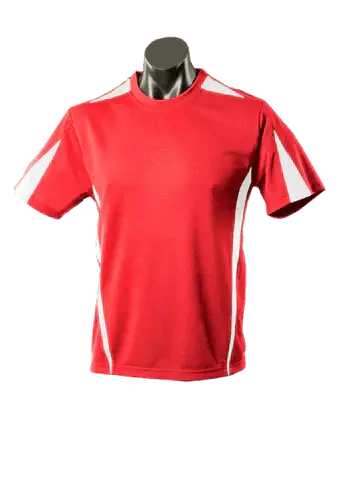 Aussie Pacific Men's Eureka Tees 1204 Casual Wear Aussie Pacific Red/White S
