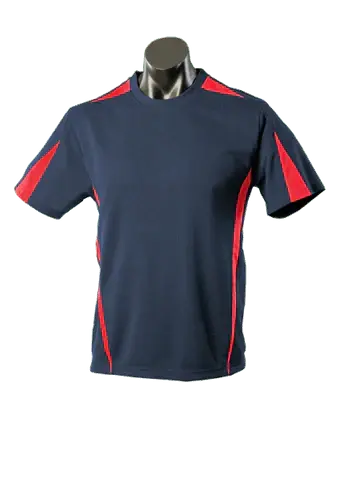 Aussie Pacific Men's Eureka Tees 1204 Casual Wear Aussie Pacific Navy/Red S