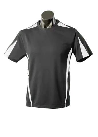 Aussie Pacific Men's Eureka Tees 1204 Casual Wear Aussie Pacific Black/White S
