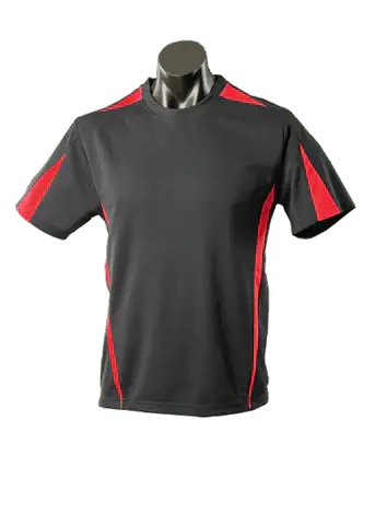 Aussie Pacific Men's Eureka Tees 1204 Casual Wear Aussie Pacific Black/Red S