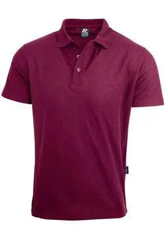 Aussie Pacific Men's Hunter Polo Shirt 1312 Casual Wear Aussie Pacific Maroon S