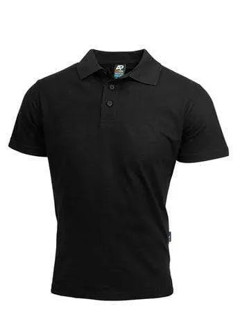Aussie Pacific Men's Hunter Polo Shirt 1312 Casual Wear Aussie Pacific Black S