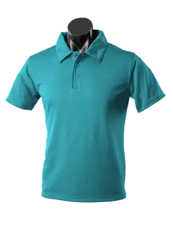 Aussie Pacific Men's Yarra Polo Shirt 1302 Casual Wear Aussie Pacific Teal/Black S