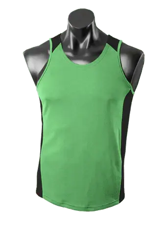 Aussie Pacific Premier Singlet 1101 Casual Wear Aussie Pacific Apple/Black S