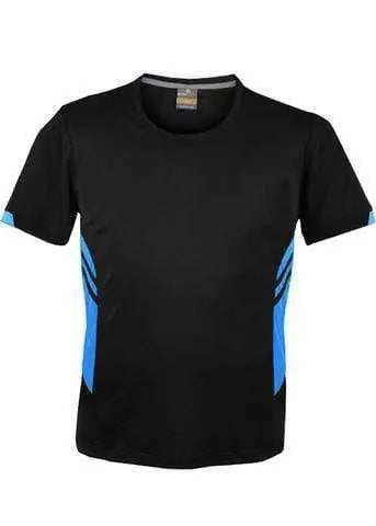 Aussie Pacific Tasman Kids Tees 3211 Casual Wear Aussie Pacific Black/Cyan 6