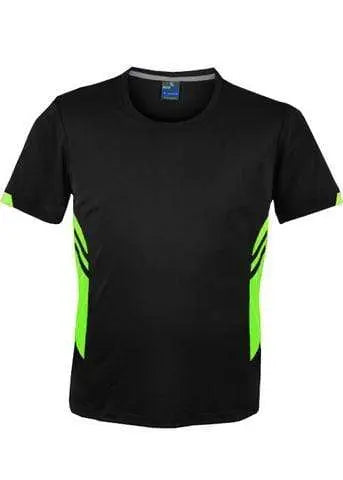 Aussie Pacific Tasman Men's T-shirt 1211 Casual Wear Aussie Pacific Black/Neon Green S