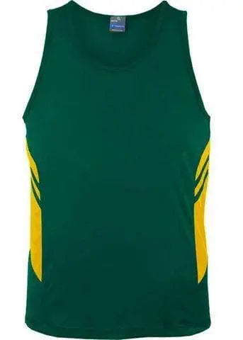 Aussie Pacific Men's Tasman Singlet 1111 Casual Wear Aussie Pacific Bottle/Gold S