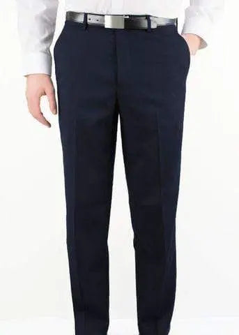 Aussie Pacific Flat Front Men's Trousers 1800 Corporate Wear Aussie Pacific Navy 72R