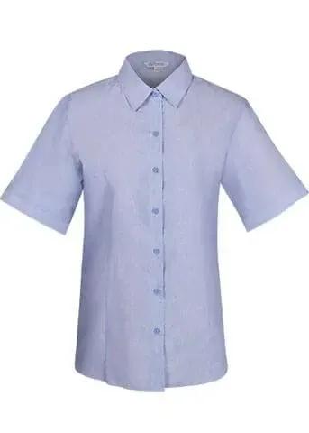 Aussie Pacific Ladies Belair Short Sleeve Shirt 2905S Corporate Wear Aussie Pacific Sky 4