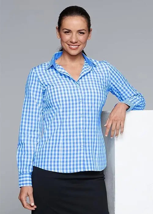 Aussie Pacific Ladies Davenport Long Sleeve Shirt 2908L Corporate Wear Aussie Pacific