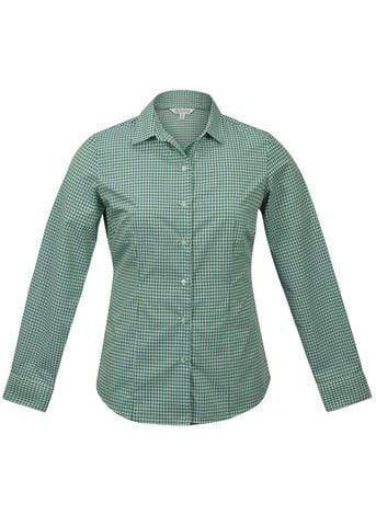 Aussie Pacific Ladies Epsom Long Sleeve Shirt 2907L Corporate Wear Aussie Pacific Emerald 4