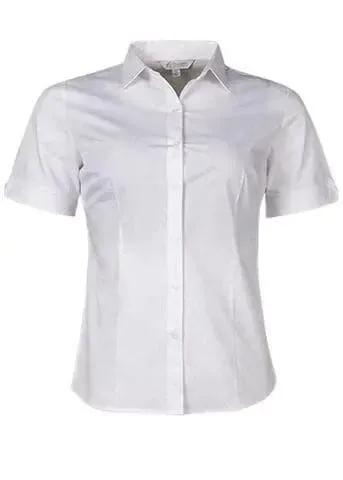 Aussie Pacific Ladies Short Sleeve Work Shirt 2903S Corporate Wear Aussie Pacific White 4