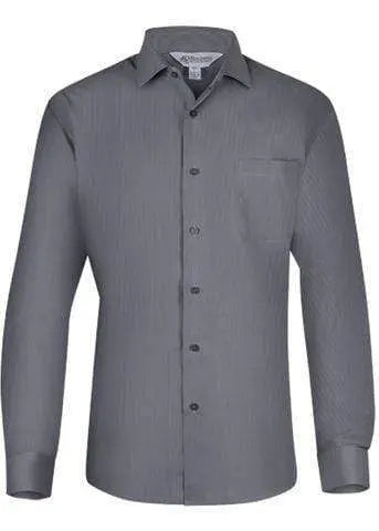 Aussie Pacific Men's Belair Long Sleeve Shirt 1905L Corporate Wear Aussie Pacific Ash XXS