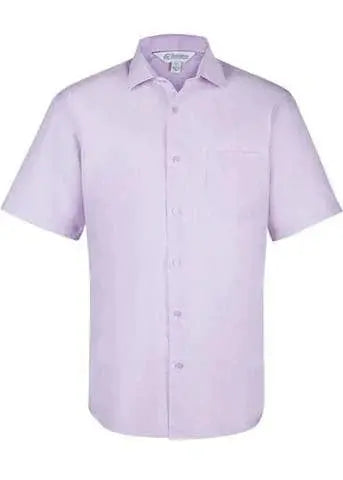 Aussie Pacific Men's Belair Short Sleeve Shirt 1905S Corporate Wear Aussie Pacific Lilac XXS