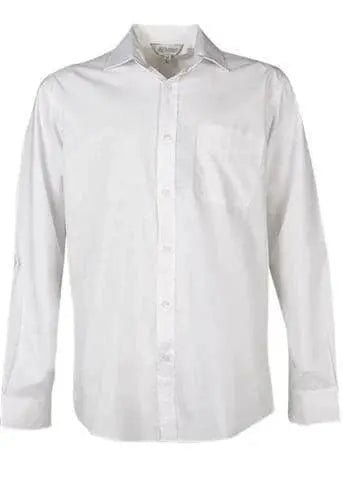 Aussie Pacific Men's Mosman Long Sleeve Shirt 1903l Corporate Wear Aussie Pacific White XXS