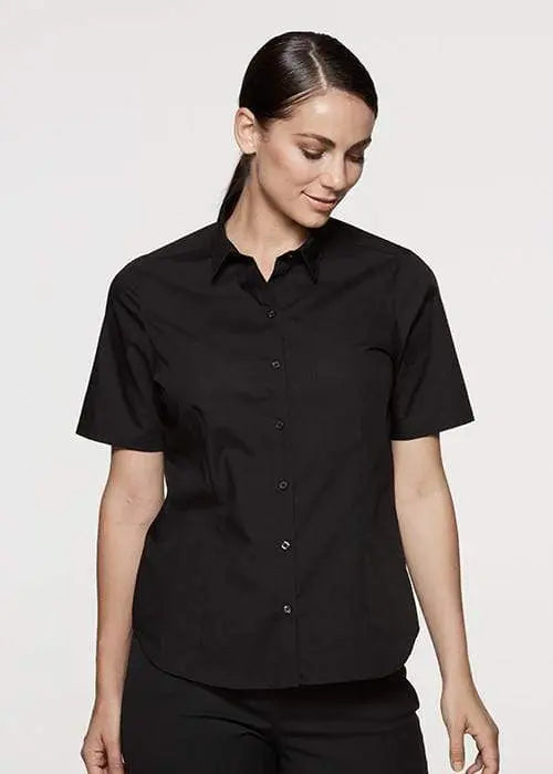 Aussie Pacific Ladies Kingswood Short Sleeve Shirt 2910S Corporate Wear Aussie Pacific