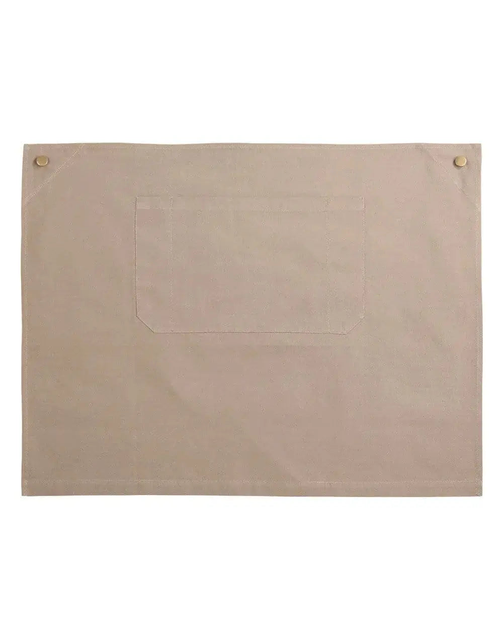 Australian Industrial Wear Hospitality & Chefwear 72cm x 54cm. / Khaki FITZROY half waist apron m3100